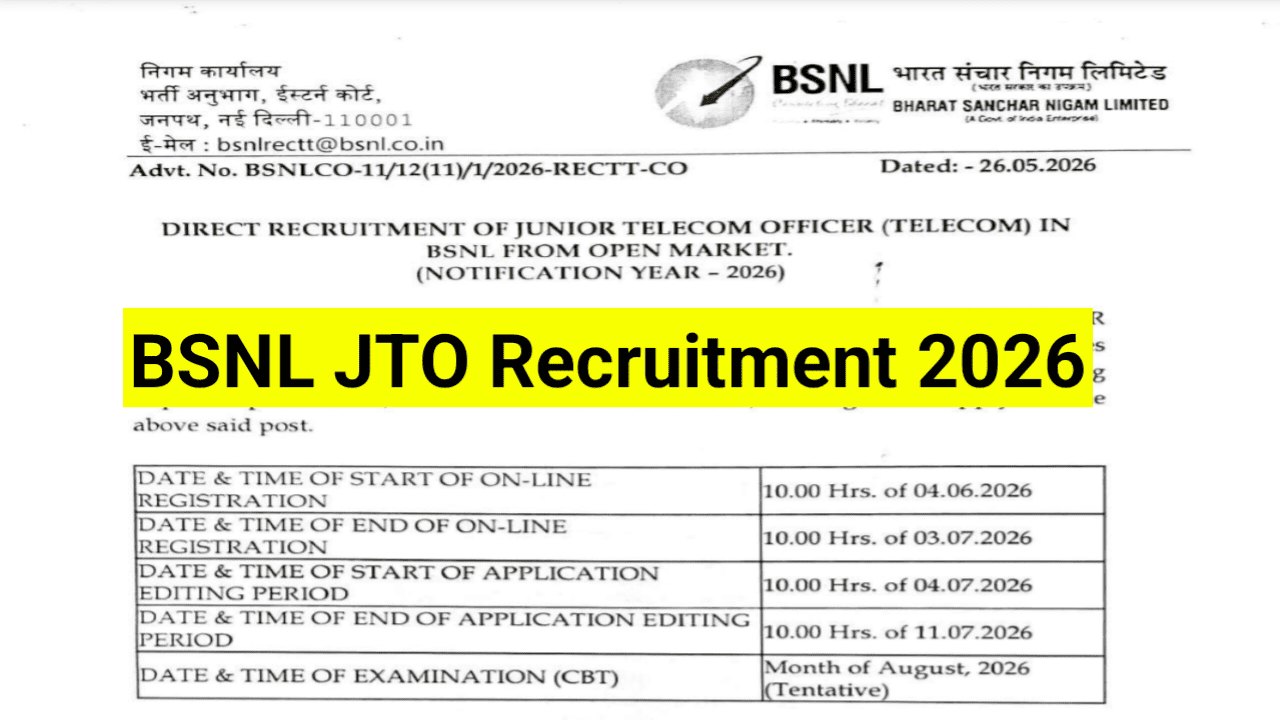 BSNL-JTO-Recruitment-2026