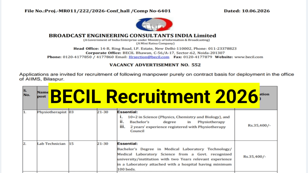 BECIL-Recruitment-2026