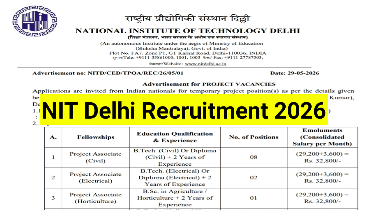 NIT-Delhi-Recruitment-2026